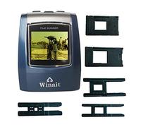 Escáner de película y diapositivas con pantalla LCD de 2.4 pulgadas, 22 MP, escáner negativo de diapositivas de alta resolución, convierte color y blanco y negro, 35 mm, 126, 110, Super 8 negativos de
