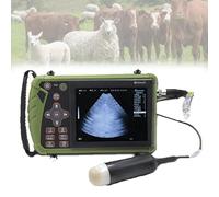 Escáner de ultrasonido portátil con sonda de doble frecuencia para diagnóstico veterinario de ganado y mascotas