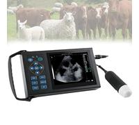 Escáner de ultrasonido portátil con sonda de doble frecuencia para diagnóstico veterinario de ganado y mascotas