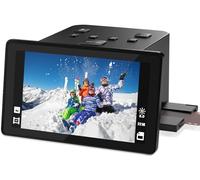 Escáner digital de película y diapositivas con visualización LCD de 5 pulgadas, convierte color y B&W 135/110/126 KPK Negativos y diapositivas y Super 8 diapositivas en fotos JPEG de 22 MP