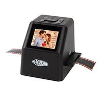 Escáner digital de película y diapositivas: convierte negativos de película y diapositivas de 35 mm 110 135 126KPK Super 8 y 8 mm a imágenes JPEG de 22 MP de alta resolución, memoria integrada de 128
