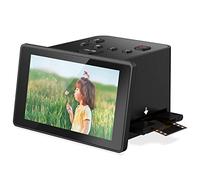 Escáner Digital de películas y Diapositivas con Gran Pantalla LCD de 5 Pulgadas Que Convierte Negativos en Color y Blanco y Negro y Diapositivas de 35 mm, 126, 110 películas en Alta resolución 22 MP