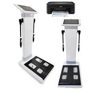 Escáner inteligente de evaluación de la salud de la composición corporal con pantalla LCD, impresora para seguimiento de fitness en casa