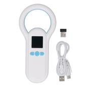 Escáner Microchip Brilluxa, lector de chips de animales con pantalla de 1,44 pulgadas 500 almacenamiento de datos 915m USB 2.4G BT inalámbrico, escáner de microchip PET para