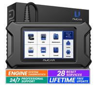 Escáner MUCAR CS90 OBD2, 28 servicios de reinicio, actualización gratuita de por vida, herramientas para automóviles, diagnóstico OBD II, sistemas de motor, herramientas de diagnóstico MUCAR CS90