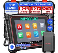 Herramienta de Diagnóstico Automotriz Autel MaxiPRO MP900-BT con Codificación ECU, MP900BT DoIP/CAN FD OBD2, Escáner para Autos, PK MK900-BT MP900E MK900