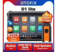 Escáner OBD2 automotriz OTOFIX D1 Lite, actualización de 2 años, Control bidireccional, herramienta de escaneo de diagnóstico de todos los sistemas, FCA SGW CAN FD y DoIP Diagnostic Tool