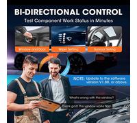 Escáner OBD2 automotriz OTOFIX D1 Lite, actualización de 2 años, Control bidireccional, herramienta de escaneo de diagnóstico de todos los sistemas, FCA SGW CAN FD y DoIP Diagnostic Tool