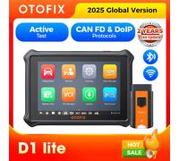 Escáner OBD2 automotriz OTOFIX D1 Lite, actualización de 2 años, Control bidireccional, herramienta de escaneo de diagnóstico de todos los sistemas, FCA SGW CAN FD y DoIP Diagnostic Tool