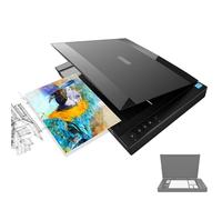 Escáner plano de gran formato, resolución de 2400 DPI, fuente de luz LED, escaneo a PDF/correo electrónico/impresión, ideal para digitalización de documentos y libros de fotos