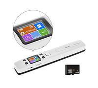 Escáner portátil con pantalla a color de 1,8 pulgadas for recibos comerciales con fotografías, resolución de 1050 ppp, tamaño A4, escaneo plano, selección de formato JPG/PDF, batería recargable incorp