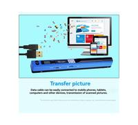 Escáner Portátil de Documentos de 900 Ppp, Tamaño A4, para Libros y Fotografías, Escaneo Instantáneo, Compatible con Formatos JPG/PDF C