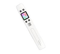 Escáner portátil, escáner fotográfico para Documentos A4, escáner portátil para Empresas, fotografías, imágenes, Recibos, Libros, selección de Formato JPG/PDF, 300 600 1050 dpi (Blanco)