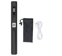 Escáner portátil para Documentos A4, escáner portátil de Documentos A4 de 900 PPP para Empresas, fotografías, imágenes, Recibos, Libros, selección de Formato JPG PDF (Negro)