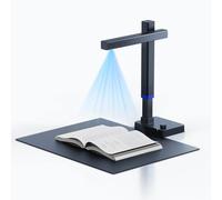 Escáner Portátil, Portable 13MP Book Scanner Flatten Curve Technology Capture MAX A3 Document Fast Scan For Office Library School