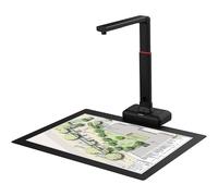 Escáner superior, escáner de cámara de gran formato A2/A3 para libros y documentos, tecnologías de aplanamiento automático y eliminación de huellas dactilares, alta resolución de 23 MP