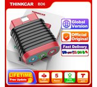 Escáner THINKCAR BD6 OBD2, sistema completo de aceite de diagnóstico IMMO ETS BLEED, reinicio de freno, vida útil gratuita, todos los coches a través de la aplicación THINKDIAG 10pcsBD6 10pcsCable
