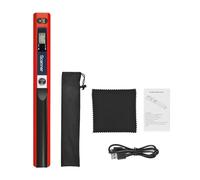Escáneres de Documentos, Escáner inalámbrico portátil de Mano, tamaño A4, 900DPI, Formato JPG/PDF, Pantalla LCD, Interfaz Tipo C con Bolsa Protectora(Rot)