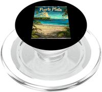Escapada Playa Tropical Puerto Plata PopSockets PopGrip para MagSafe