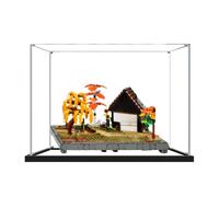 Escaparate de acrílico para modelo 11372 Autumn Cottage Garden, compatible con Lego, caja de almacenamiento transparente a prueba de polvo (modelo no incluido) (espejo 2MM)
