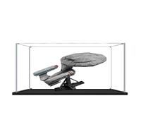 Escaparate de acrílico para Star Trek: U.S.S. Enterprise NCC-1701-D para Lego 10356, caja de almacenamiento transparente a prueba de polvo (modelo no incluido) (transparente 3MM)