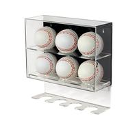 Escaparate De Béisbol,Estante De Colección De Deportes De Pared Transparente - Gabinetes De Exposición De Béisbol Para Bolas,Para Dormitorio, Sala, Apartamento Y Casa De Sala