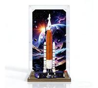Escaparate de exposición Acrílico Transparente para Lego 42221 Conjunto mecánico: NA*SA Space Launch System - Vitrina Antipolvo compatible con Lego 42221 (modelo no incluido) - 3 mm