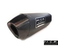 ESCAPE APROBADO MSR SCOOTER GILERA NEXUS 300 2008 2009 2010 2011 2012 2013 2014 PENTAFOX DARK ACERO INOXIDABLE FIN DE SERIE