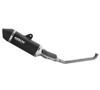 Escape ARROW ICON homologado en aluminio negro para ZONTES U / U1 / HYPER TRAIL 125 25-26 | G1 125 / X 25-26 | GK 125 / X 25-26