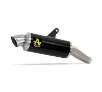 Escape ARROW Indy Race homologado en aluminio negro para DUCATI DESERT X 950 22-25