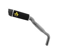 Escape ARROW Indy Race homologado en aluminio negro para HONDA CBR 600 RR 24-26
