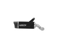 Escape ARROW Indy Race homologado en aluminio negro para KAWASAKI NINJA 1000 SX 20-24 | NINJA 1100 SX 25-26