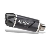 Escape ARROW Indy Race homologado en aluminio negro para VOGE 800 DS RALLY 25-26