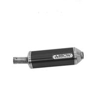 Escape ARROW Maxi Race-Tech homologado en aluminio negro para KAWASAKI ER 6 N/F 05-11 | VERSYS 650 07-14