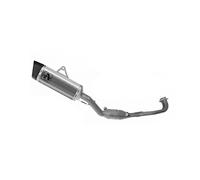 Escape ARROW PRO-Race homologado en nicromo negro para CF MOTO 800 NK 23-25