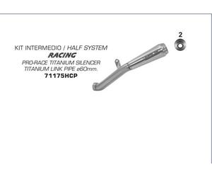 Escape ARROW PRO-Race no homologado en titanio completo para HONDA CBR 1000 RR 17-19