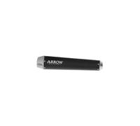 Escape ARROW Rebel homologado en aluminio negro con tapa en aluminio para KAWASAKI VULCAN 650 S 25-26