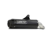 Escape ARROW Rebel homologado en aluminio negro con tapa en carbono para HONDA CL 500 23-24