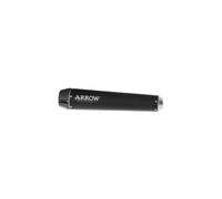 Escape ARROW Rebel homologado en aluminio negro con tapa en carbono para KAWASAKI VULCAN 650 S 25-26