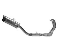 Escape ARROW Rebel homologado en aluminio negro para HONDA GB 350 25-26