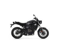 Escape ARROW Rebel homologado en nicromo negro con tapa en carbono para YAMAHA XSR 700 21-24