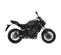 Escape ARROW Works homologado en nicromo negro para YAMAHA MT 07 TRACER 21-24 | MT 07 21-24 | TRACER 7 / 700 / GT 20-24