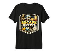 Escape Artist Escape Room Master Lover Entusiasta Chiste Divertido Camiseta Premium