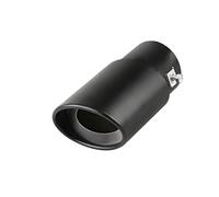 Escape Automóvil Modificado Punta Escape Coche importada de 2,5" Tubo único Acero Inoxidable Revestimiento Tubo Escape Trasero Modificado para la mayoría los Accesorios Coches Garganta Cola Tubo(Stra