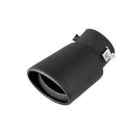 Escape Automóvil Modificado Punta Escape Coche importada de 2,5" Tubo único Acero Inoxidable Revestimiento Tubo Escape Trasero Modificado para la mayoría los Accesorios Coches Garganta Cola Tubo(Curv