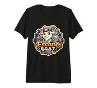 Escape Cabra Divertido Escape Room Lover Chivo expiatorio Juego de Palabras Camiseta Premium
