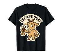 Escape Cabra Escape Room Lover Juego de Palabras Chivo expiatorio Juego de Palabras Broma Camiseta