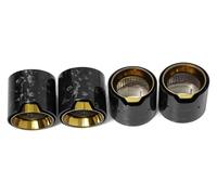 escape coche engrosado tubo Para BMW M2 F87 M3 F80 M4 F82 F83 Mejora Del Tubo Escape Silenciador De Fibra Carbono Coche(Carbon Fiber E)