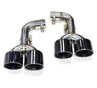 escape coche engrosado tubo Para BMW Para X3 G01 2018-2021 Modificado X3M Parachoques Sistema De Escape Boquilla Silenciador Punta Tubo Tubos Extremo Coche Cuatrimoto(4)