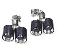 escape coche engrosado tubo Para BMW Para X3 G01 2018-2021 Modificado X3M Parachoques Sistema De Escape Boquilla Silenciador Punta Tubo Tubos Extremo Coche Cuatrimoto(2)